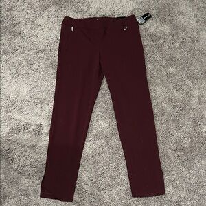 Soho Apparel Burgundy Trousers